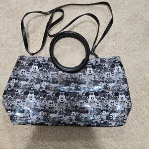 Disney Parks Retro Minnie & Mickey Black and White Comic Strip Handbag